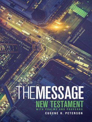 cover image of The Message New Testament with Psalms and Proverbs